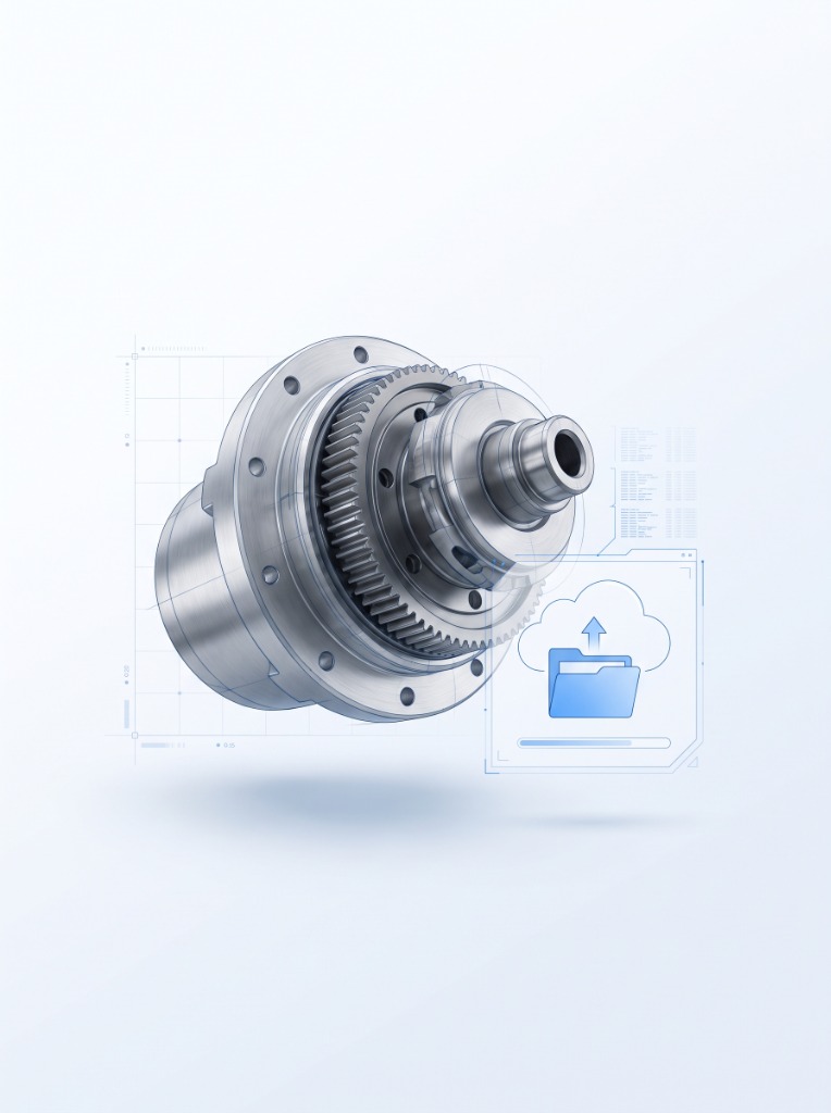 Upload CAD file